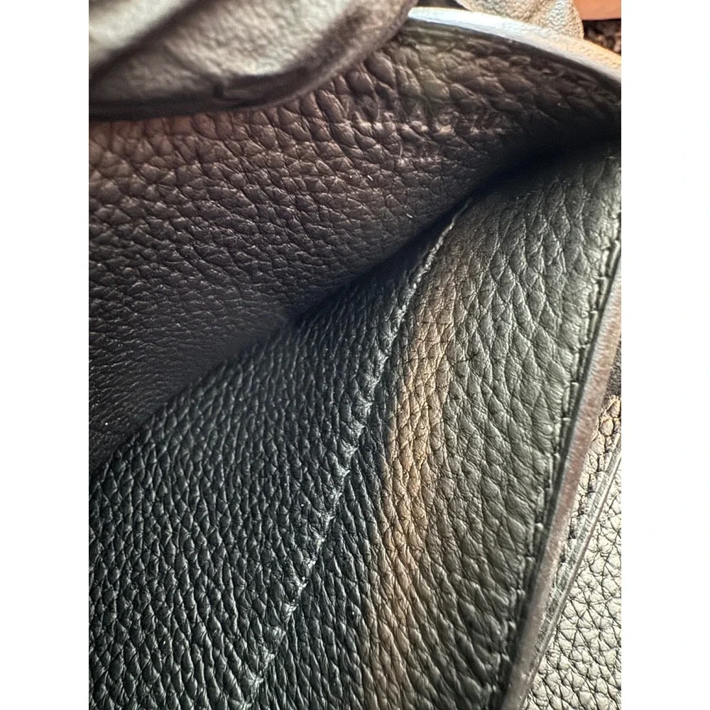Hermes Sac a Depeches 38 Briefcase Black Togo Leather Palladium Hardware Bag New